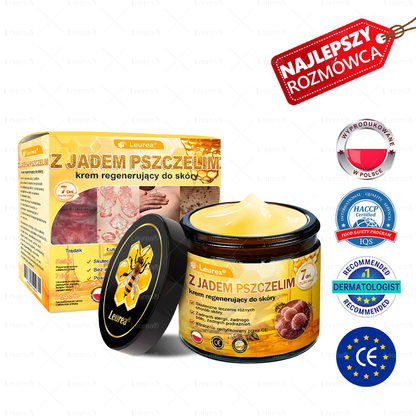 ✨✨✨✨Leurea® Krem Regenerujący z Jadem Pszczelim🔥 Naturalna regeneracja skóry, wygładzenie zmarszczek i promienna cera-50 ml