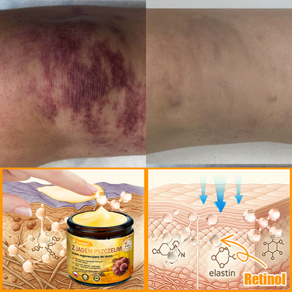 🔥Leurea® Krem z Jadem Pszczelim 🔥 Regeneracja skóry, redukcja zmarszczek i promienny wygląd – 50 ml